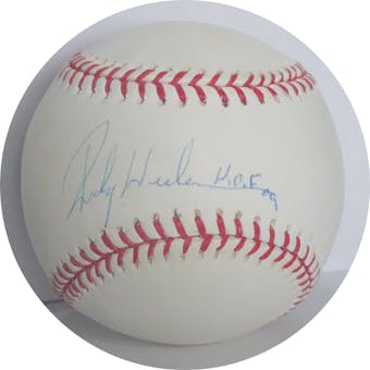 Rickey Henderson Autographed MLB Selig Baseball (HOF 09) Steiner COA (Reed Buy)