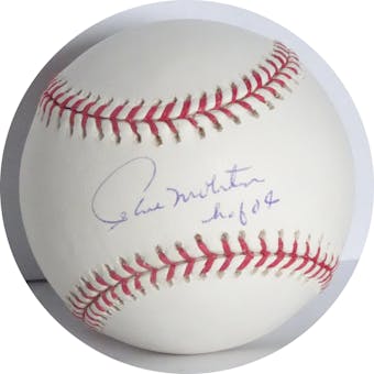 Paul Molitor Autographed MLB Selig Baseball (HOF 04) JSA D76497 (Reed Buy)