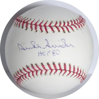 Duke Snider Autographed MLB Selig Baseball (HOF 80) JSA A35346 (No Card) (Reed Buy)