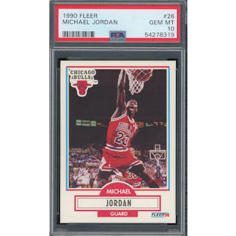 1990/91 Fleer #26 Michael Jordan PSA 10 *8319 (Reed Buy)