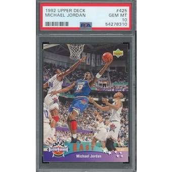 1992/93 Upper Deck #425 Michael Jordan PSA 10 *8310 (Reed Buy)