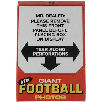 1980 Topps Giant Football Photos Box (Reed Buy)