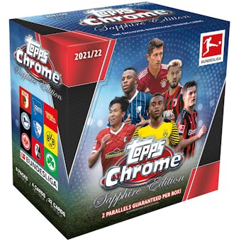2021/22 Topps Chrome Bundesliga Sapphire Edition Soccer Hobby Box