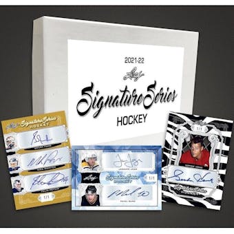 2021/22 Leaf Signature Series Hockey Hobby Box