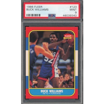 1986/87 Fleer #123 Buck Williams RC PSA 9 *9340 (Reed Buy)