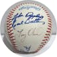 Joe DiMaggio Hank Aaron Brooks Robinson Luke Appling Tony Oliva Bob Feller Multi Signed Auto Baseball JSA