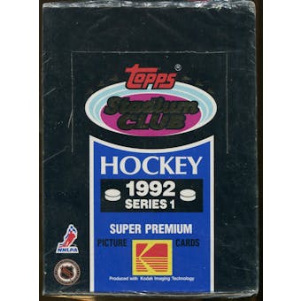 1992/93 Topps Stadium Club Series 1 Hockey Wax Box
