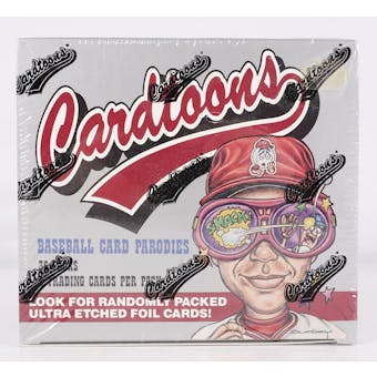 Cardtoons Baseball Parodies Booster Box (1993 Cardtoons)