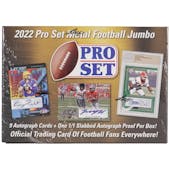 2022 Leaf Pro Set Metal Football Hobby Jumbo Box