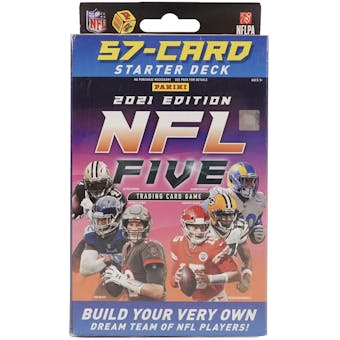 2021 Panini NFL Five Football Trading Card Game Starter Deck