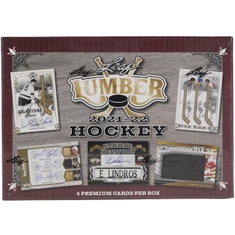 2021/22 Leaf Lumber Hockey Hobby 10-Box Case- Two-Bros 10 Spot Random Box Break #2