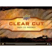 2021/22 Upper Deck Clear Cut Hockey Hobby 30-Box Case (Presell)