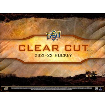 2021/22 Upper Deck Clear Cut Hockey Hobby 15-Box Case (Presell)
