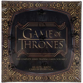 Game Of Thrones The Complete Series Trading Cards Volume 2 Box (Rittenhouse 2022)