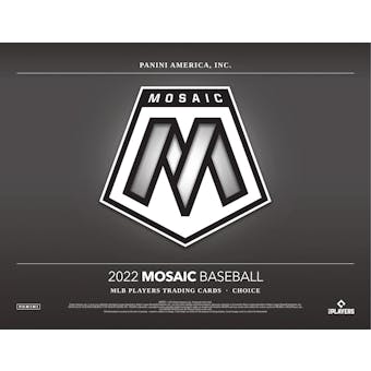 2022 Panini Mosaic Choice Baseball Hobby Box (Presell)