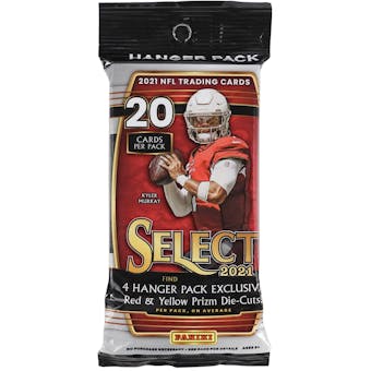 2021 Panini Select Football Hanger Pack (Red & Yellow Prizms!)