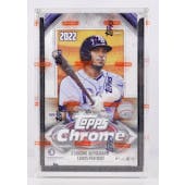 2022 Topps Chrome Baseball Hobby Box (Case Fresh)