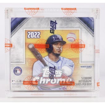 2022 Topps Chrome Baseball Hobby Jumbo Box (Case Fresh) (PLUS 1 Silver Pack!)