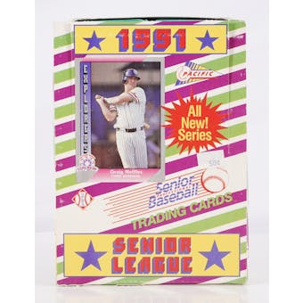 1991 Pacific Senior Baseball Wax Box (Reed Buy)
