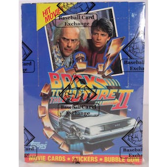 Back to the Future II Wax Box (1989 Topps) (BBCE) (Reed Buy)