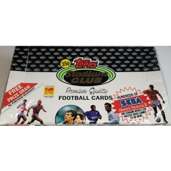 1992 Topps Stadium Club Soccer Hobby Box