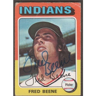 1975 Topps Baseball #181 Fred Beene Signed in Person Auto (A)