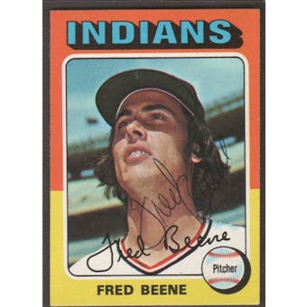 1975 Topps Baseball #181 Fred Beene Signed in Person Auto (B)