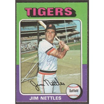 1975 Topps Baseball #497 Jim Nettles Signed in Person Auto