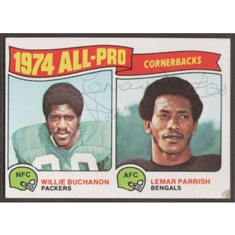 1975 Topps Football #221 Lemar Parrish Signed in Person Auto
