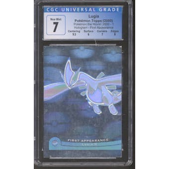 Topps Pokemon The Movie 2000 Hologram Lugia First Appearance 1/6 CGC 7