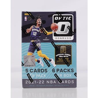 2021/22 Panini Donruss Optic Basketball 6-Pack Blaster 20-Box Case