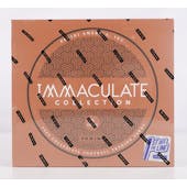 2022 Panini Immaculate Collegiate Football 1st Off The Line FOTL Hobby 5-Box Case