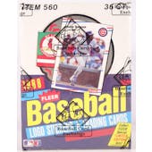 1988 Fleer Baseball Wax Box (BBCE) (FASC) (Reed Buy)