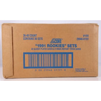 1991 Score Rookies Baseball Factory Set Case (Reed Buy)