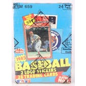 1985 Fleer Baseball Cello Box (BBCE) (Reed Buy)
