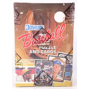 1987 Donruss Baseball Wax Box (BBCE) (Reed Buy)