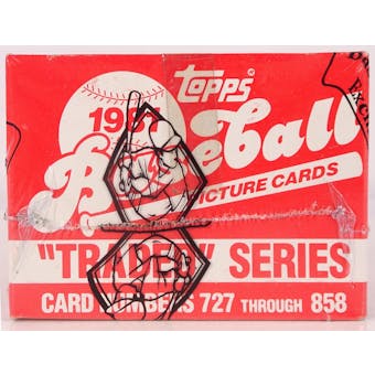 1981 Topps Traded & Rookies Baseball Factory Set (BBCE) (Tape Intact) (Reed Buy)