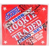 1988 Score Rookie &Traded Baseball Factory Set (BBCE) (FASC) (Reed Buy)