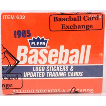1985 Fleer Update Baseball Factory Set (BBCE) (FASC) (Reed Buy)