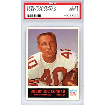 1965 Philadelphia #158 Bobby Joe Conrad PSA 9 *2277 (Reed Buy)