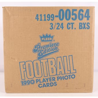 1990 Fleer Football Rack Case (Reed Buy)