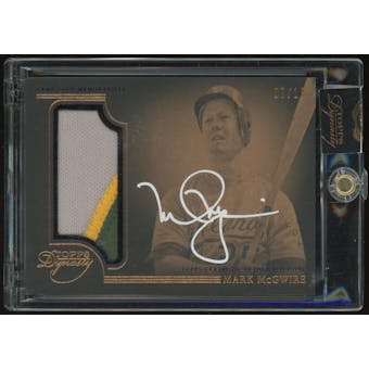 2014 Topps Dynasty Autograph Patches #APMM2 Mark McGwire #/10 (Reed Buy)