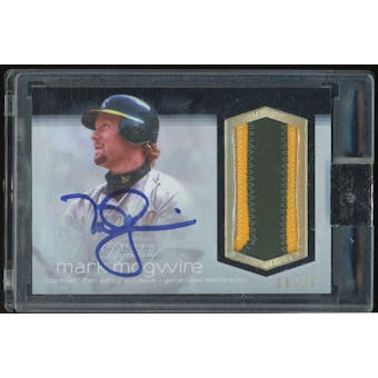 2018 Topps Dynasty Autograph Patches #AP-MCG2 Mark McGwire #/10 (Reed Buy)