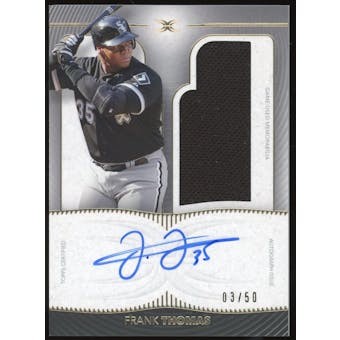 2021 Topps Definitive Collection Definitive Autograph Relics #DARCFT2 Frank Thomas #/50 (Reed Buy)