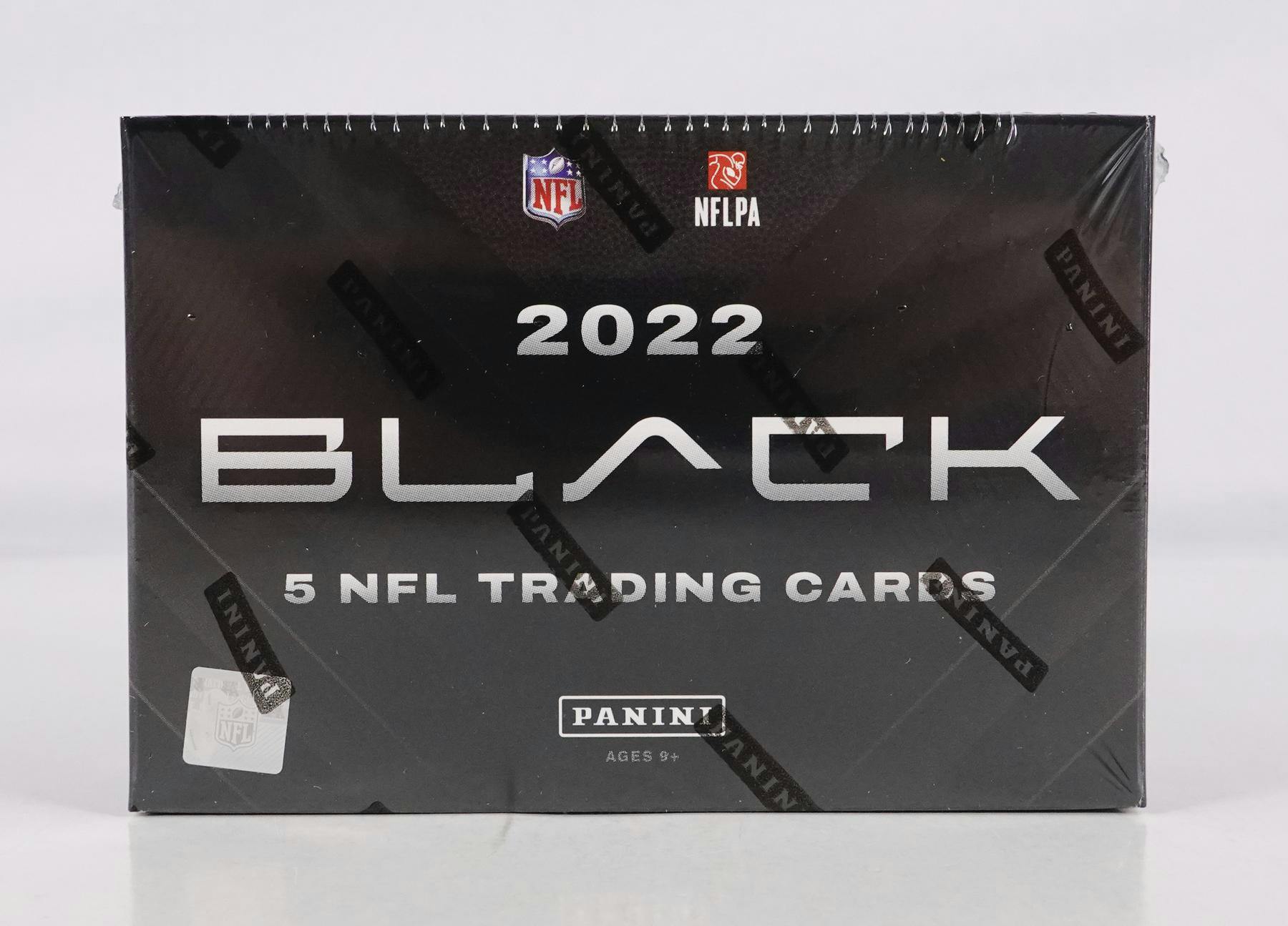 2022 Panini Black Football Hobby Box DA Card World