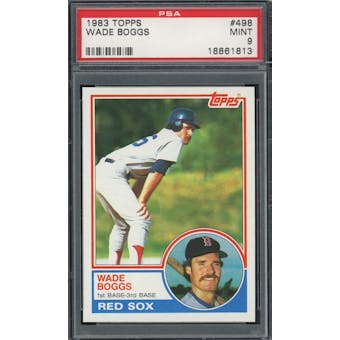 1983 Topps #498 Wade Boggs RC PSA 9 *1813 (Reed Buy)