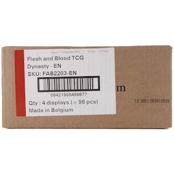 Flesh and Blood TCG: Dynasty Booster 4-Box Case