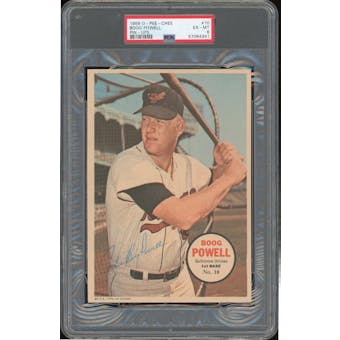 1968 O-Pee-Chee Pin-Ups #10 Boog Powell PSA 6 *4341 Only 7 Total Graded (Reed Buy)