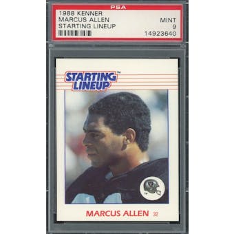 1988 Kenner Starting Lineup Marcus Allen PSA 9 *3640 Pop 7 (Reed Buy)