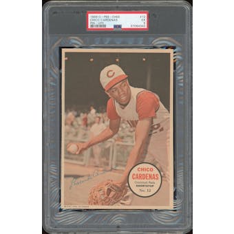 1968 O-Pee-Chee Pin-Ups #12 Chico Cardenas PSA 5 *4342 Highest Graded Only 5 Total Graded (Reed Buy)